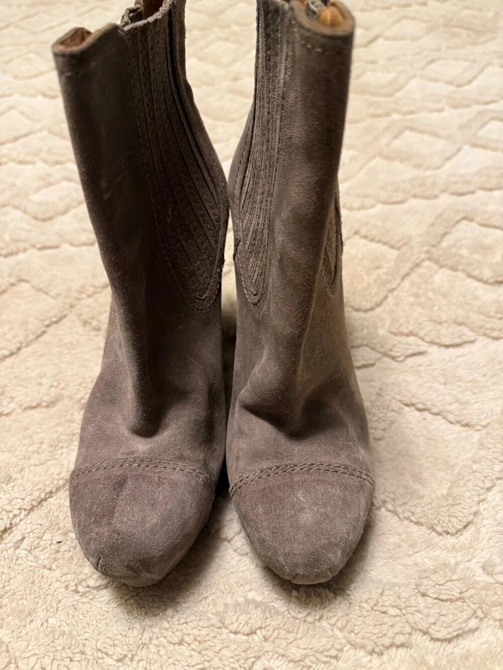 Women's Size 6 Platform Wedge High Heel Boots Joan & David